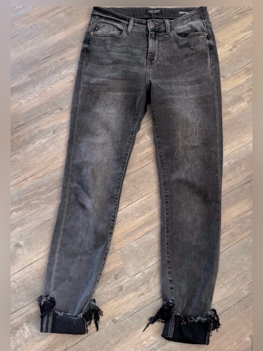 Judy Blue Black Skinny Leg Jeans Size 8